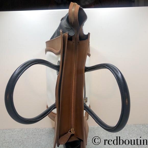 👠Sold Celine Paris TriColor mini luggage tote bag - Picture 5 of 8